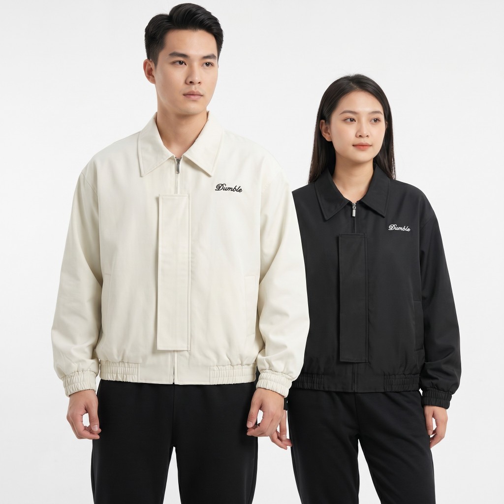 Áo Khoác Gió Nam Nữ 2 Lớp Dumble Form Rộng Chống Nắng Cản Gió Couple TuTee