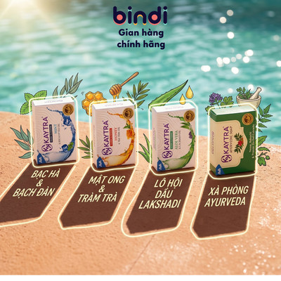 Combo 4 Xà phòng Kaytra Ayurvedic 125g