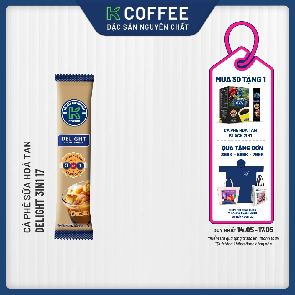 Cà Phê Hòa Tan K Coffee Cà Phê Đen Hòa Tan K Coffee Cho Gu Đậm Đà