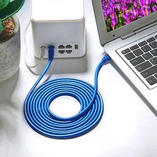 Dây Mạng Lan- Internet 2 Đầu Bấm Sẵn Chiều Dài 1.5M đến 30M Màu Xanh