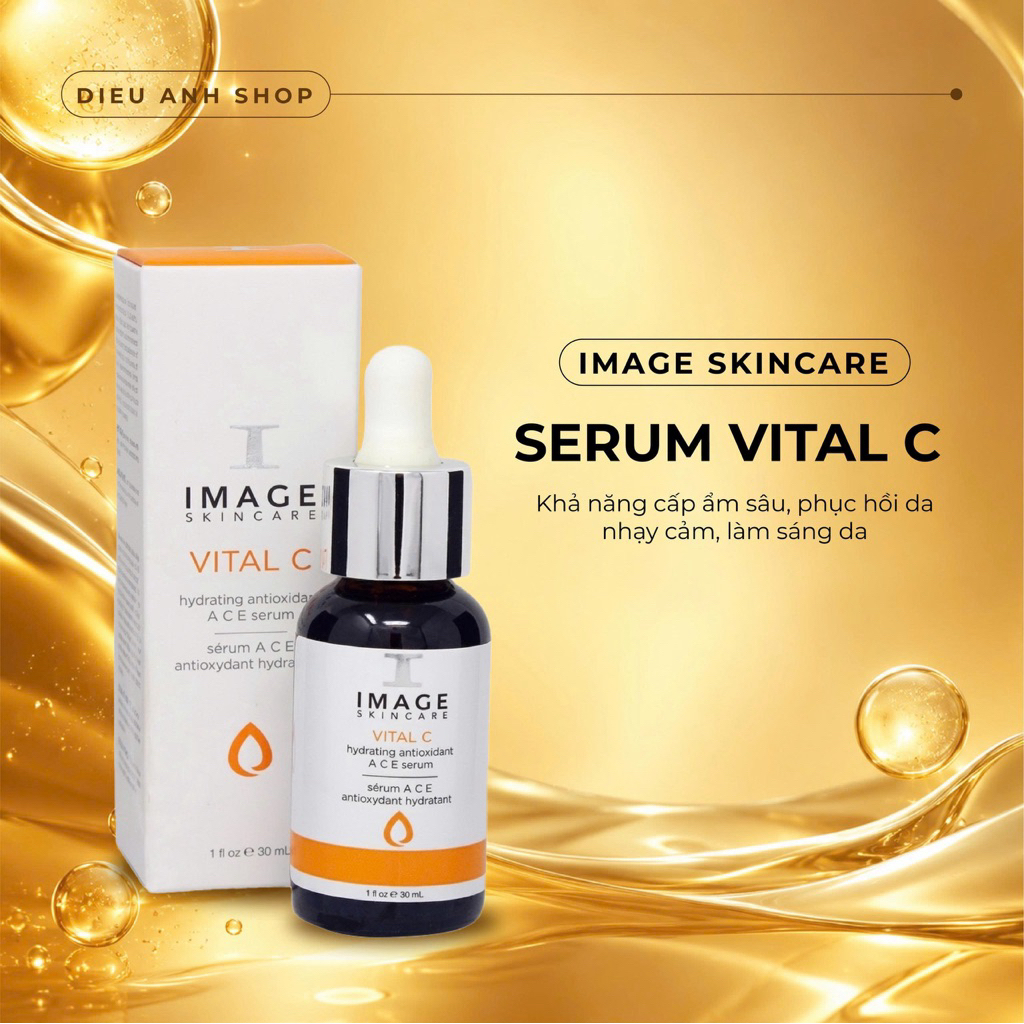 IMAGE Skincare VITAL C Hydrating Anti-Aging Serum (thường gọi là Serum Vital C) 30ml