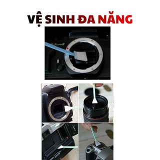Que lau sensor máy ảnh gồm 6 thanh lau sensor ống kính body
