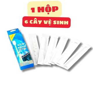 Que lau sensor máy ảnh gồm 6 thanh lau sensor ống kính body