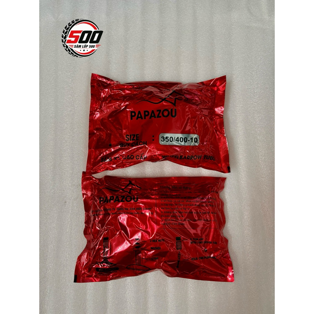 Săm/Ruột 350/400-10 hàng đẹp,dùng cho các loại vỏ lốp,lazang 350/400-10