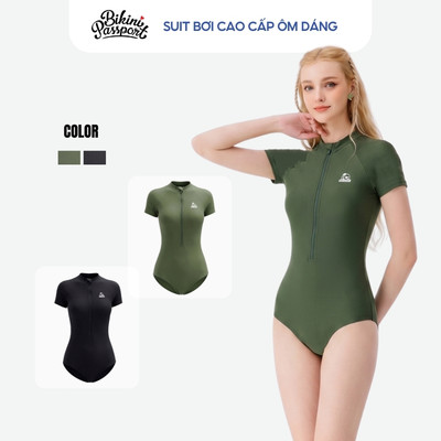 Đồ bơi một mảnh nữ ôm dáng tập luyện - Bikini Passport - BSV184_MS