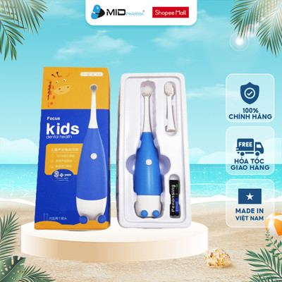 Bàn chải điện Midkid cho bé từ 2 tuổi giúp vệ sinh răng miệng nhanh chóng, tiện lợi và an toàn