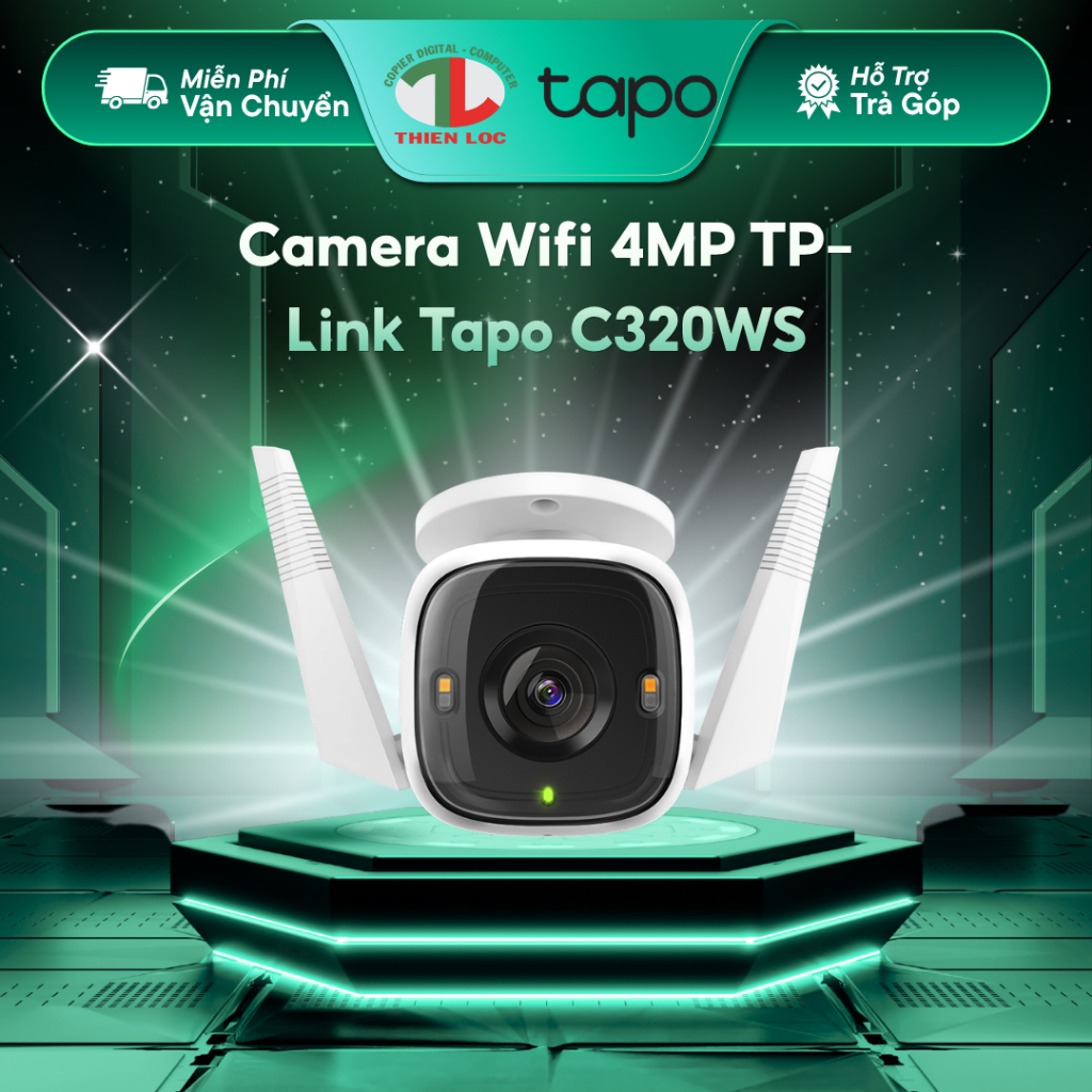 [ Full VAT ] Camera IP Ngoài trời 360 Độ 4MP TP-Link Tapo C520WS Chính Hãng