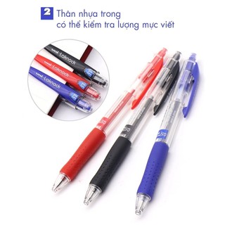 Bút bi bấm UNI LAKNOCK (SN100) 0.5/0.7/1.0/1.4mm