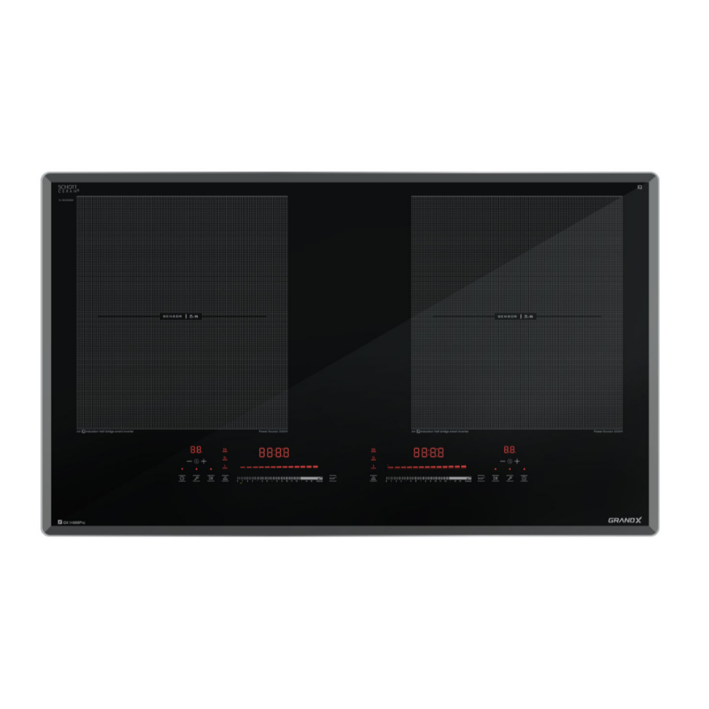 Bếp Từ Đôi GrandX GX IH868Pro Series 8, Mặt Kính Schott Ceran