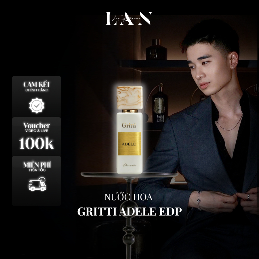 [LAN] Nước hoa Nữ Gritti Adele EDP 100ml Fullbox