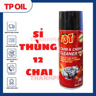 Thùng 12 Chai Xịt chế hòa khí , Bình xăng con 3T 450ml [ Sỉ ]