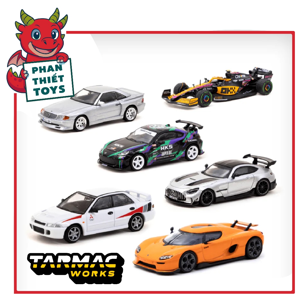 Mô hình xe Nissan Koenigsegg Mazda RX-7 Honda  Porsche tỉ lệ 1:64 Tarmac Works T64
