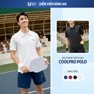 [DEAL MỞ BÁN] Áo polo thể thao nam CoolPro Today U Wear chất liệu thoáng mát, thích hơp chơi thể thao và mặc hàng ngày