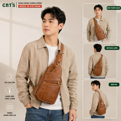 Túi đeo chéo nam thời trang cá tính CNT MQ29