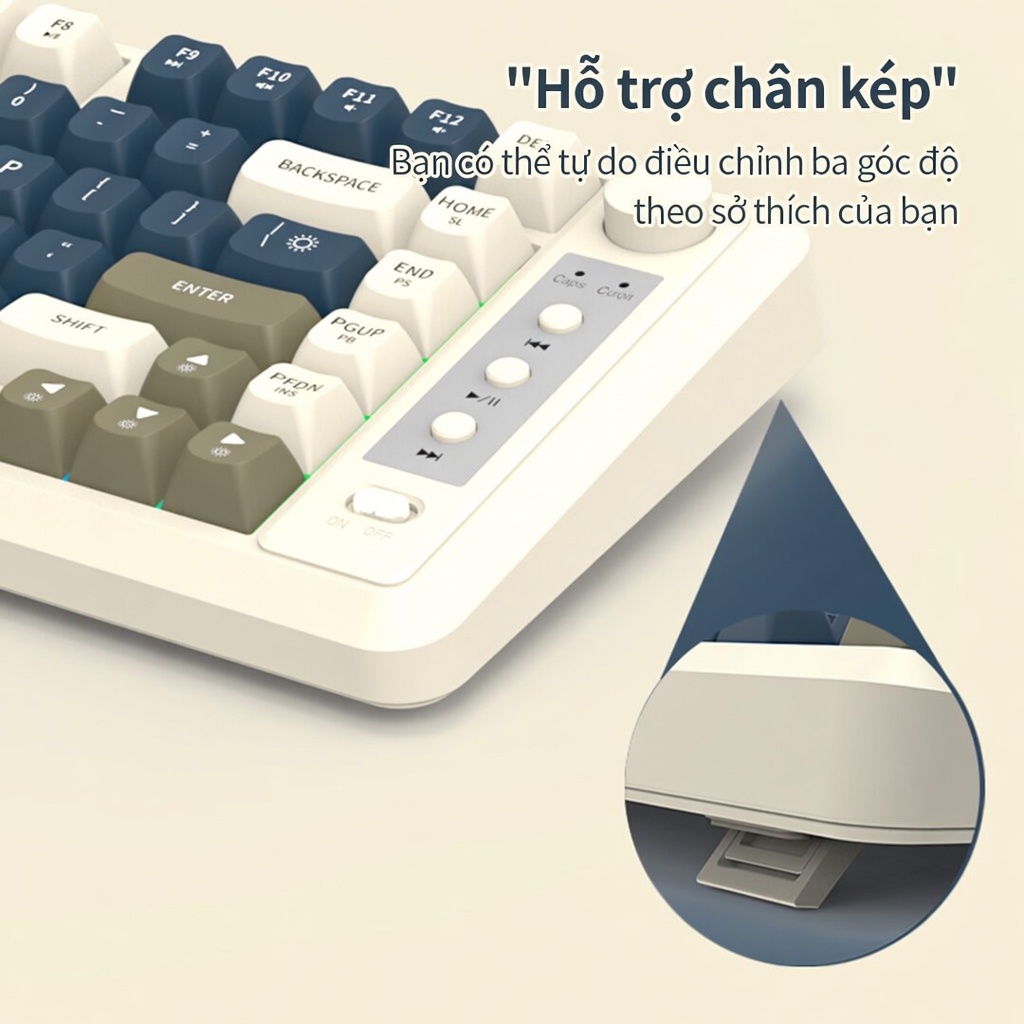 Bàn Phím Không Dây Acer Bluetooth 2.4G Dual Mode 81 Phím LED RGB Pin 2000mAh Type-C Gõ Êm - Hỗ Trợ Đa Thiết Bị | BigBuy360 - bigbuy360.vn