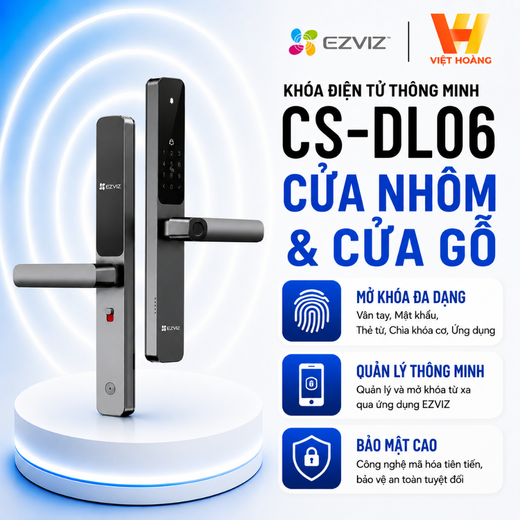 [2026]Khóa điển tử thông minh Ezviz CS-DL06/ DL05/ DL06 Pro