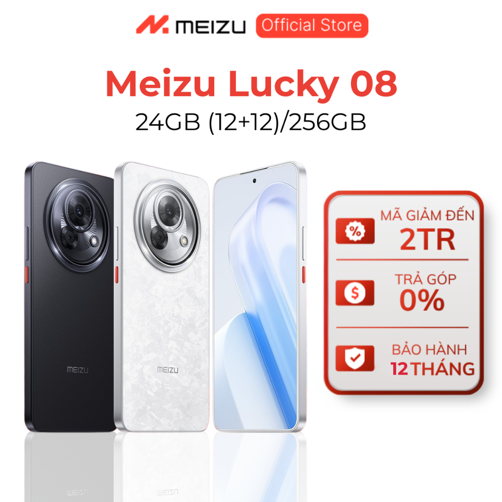 Điện Thoại Meizu Lucky 08 | Màn Hình LTPO Amoled 6.78" 144Hz | Snapdragon 7s Gen 2 |  Pin 6000mAh Sạc 33W | Chính Hãng | BigBuy360 - bigbuy360.vn