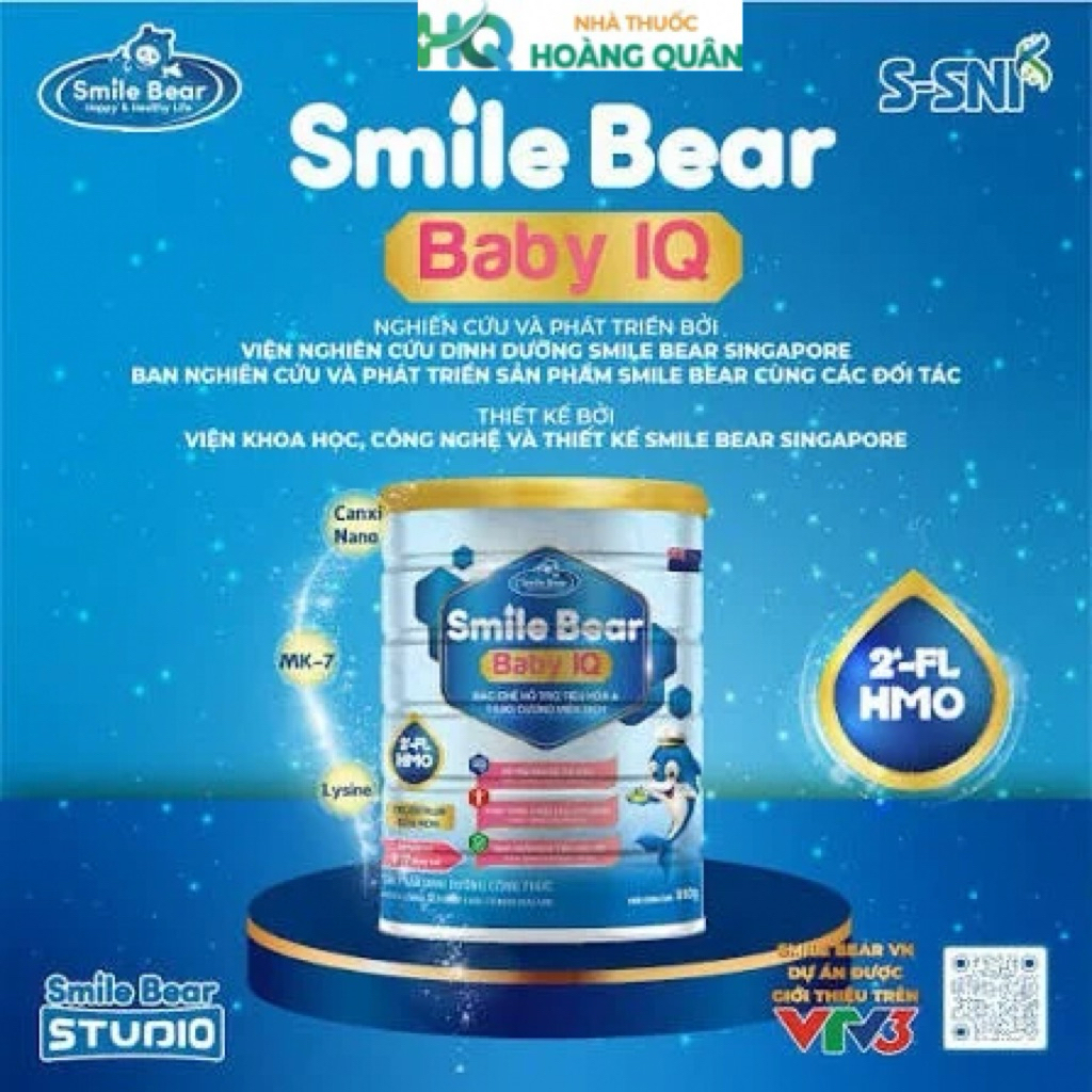 Sữa dinh dưỡng công thức Smile Bear Baby IQ