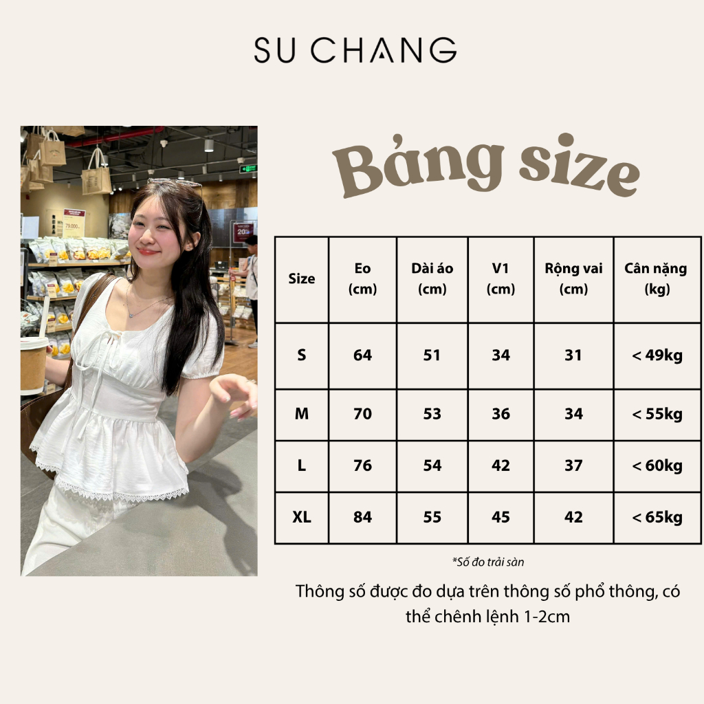 Áo Kiểu Nơ Buộc Bo Eo Tay Bồng Pha Ren A3117 Su Chang Thời Trang Nữ Bigsize | BigBuy360 - bigbuy360.vn