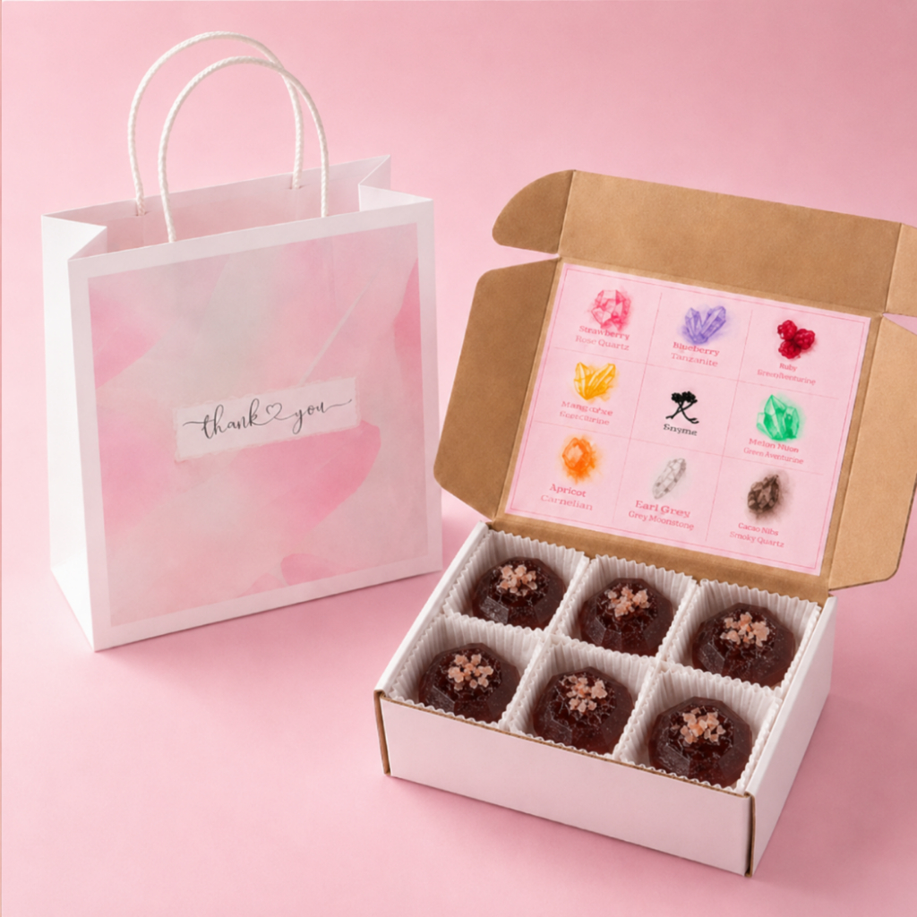 Hộp quà Crystal Hổ Phách Vị Cacao Đậm Đà - Amber Rich Cacao Flavor