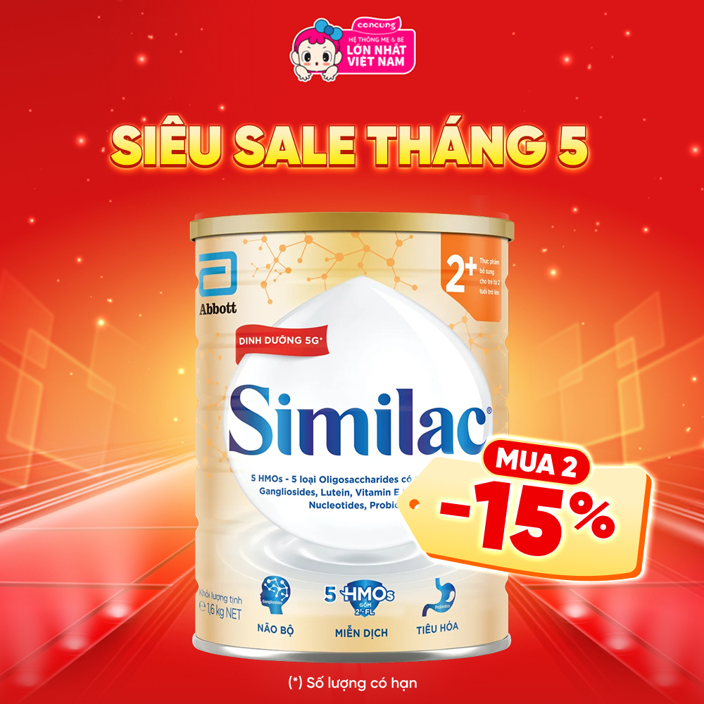 Sữa Similac 5G số 2+ 1,6kg