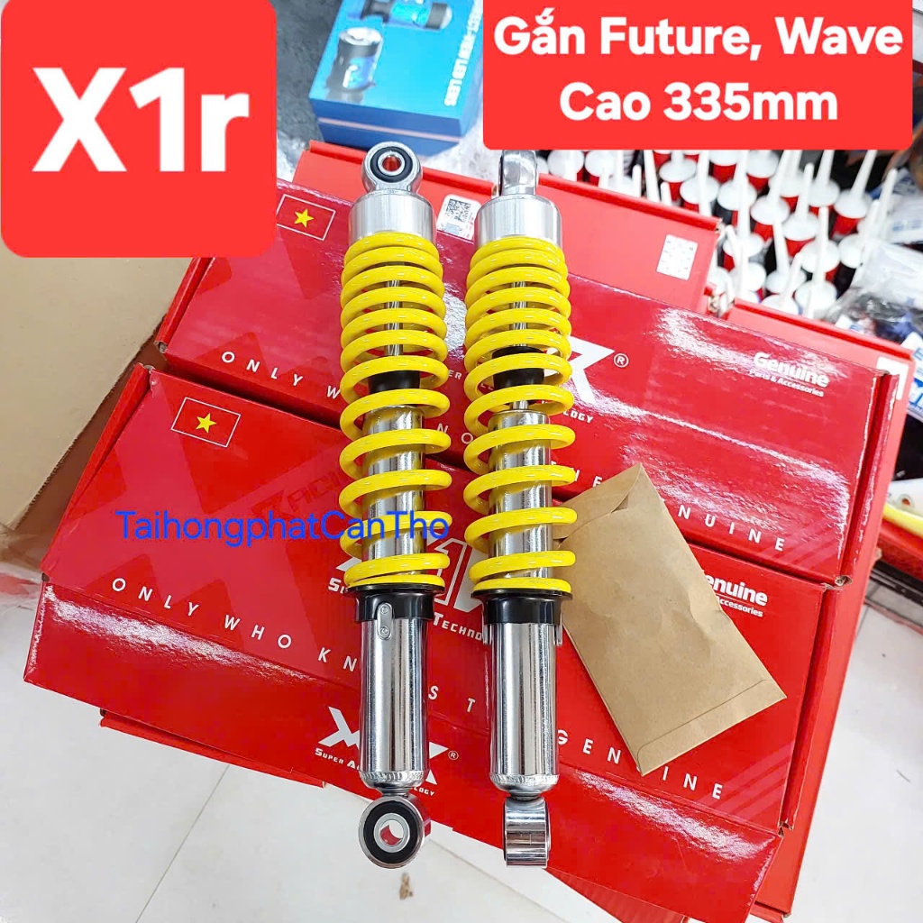 Phuộc X1r Wave Nice Cao 335mm Gắn Wave, Dream, Future, Blade, Axelo, ...