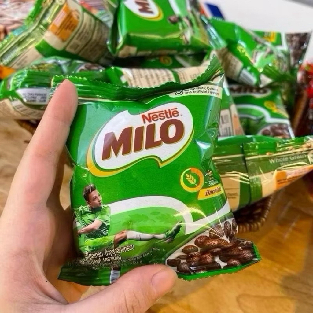 Bim bim ngũ cốc milo Thái bịch 12 gói  giàu dưỡng chất - Snack Ngũ Cốc Milo