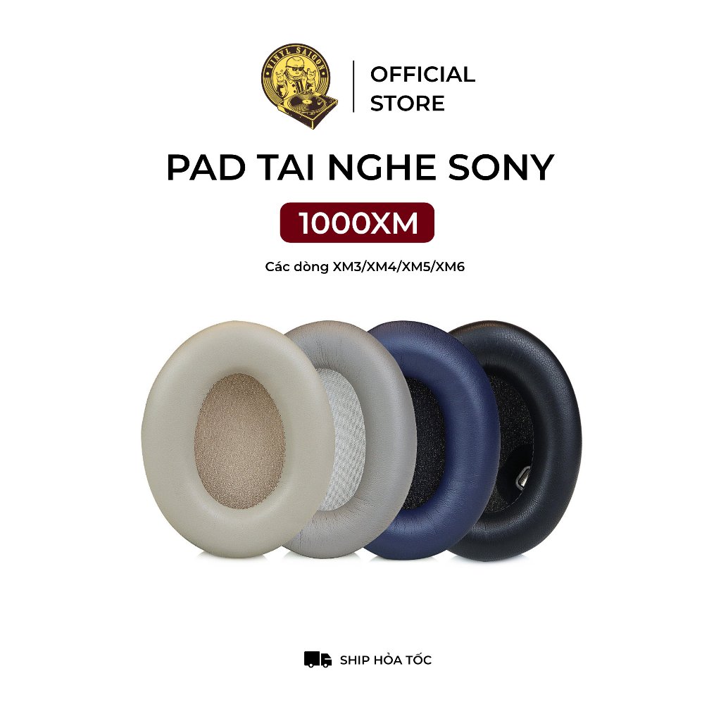 Pad tai nghe Sony WH-1000 các dòng XM3/XM4/XM5/XM6 earpad