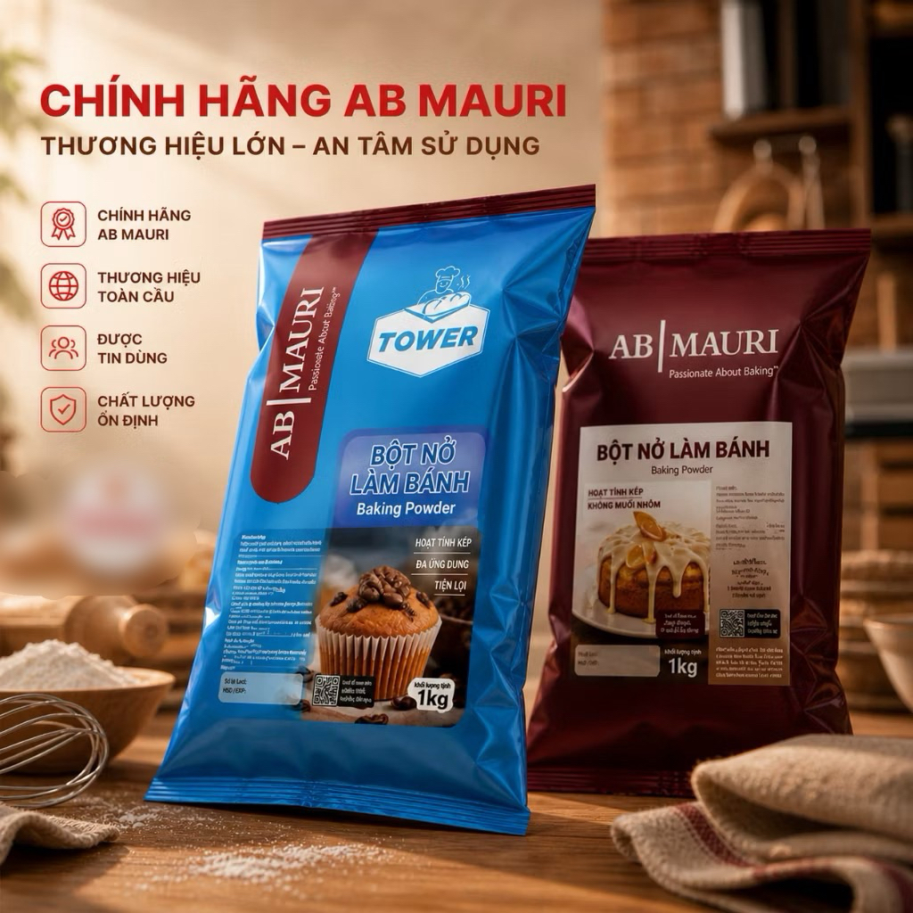 Bột Nổi Baking Power Mauri-AB Mauri