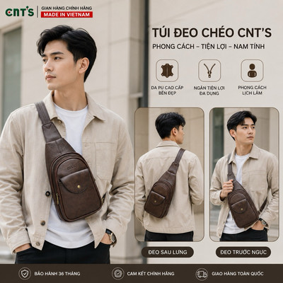 Túi đeo chéo CNT Unisex MQ18