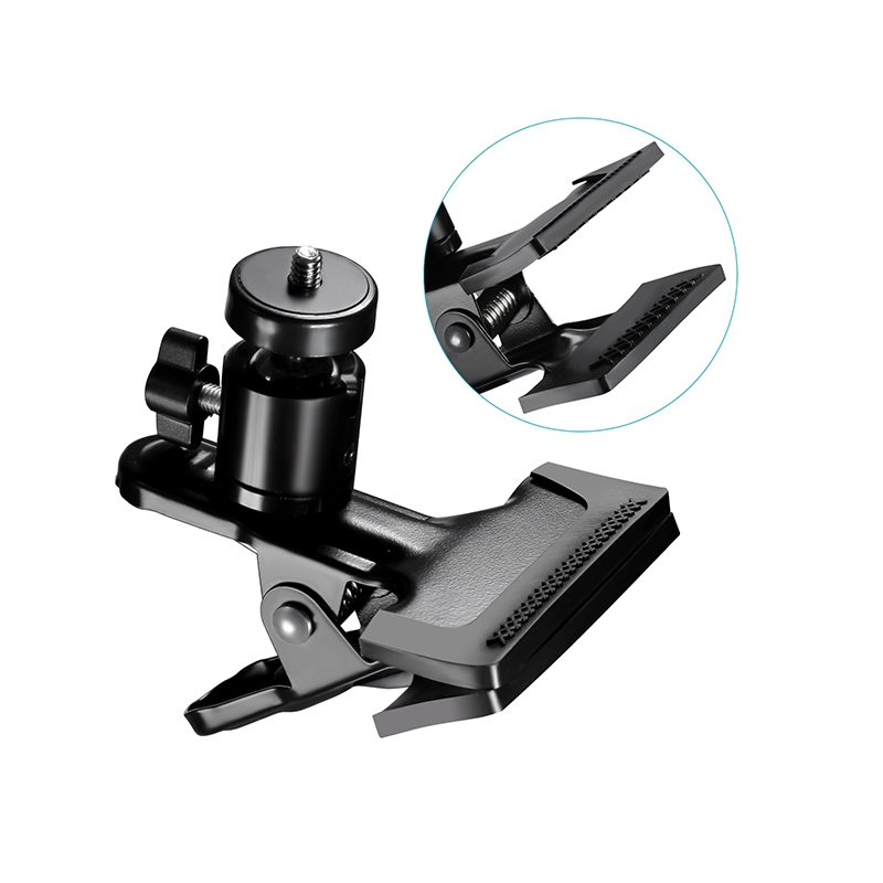 Tripod Kẹp Bàn Mini Có Ballhead 1/4" Gắn Camera, Điện Thoại, Đèn Livestream