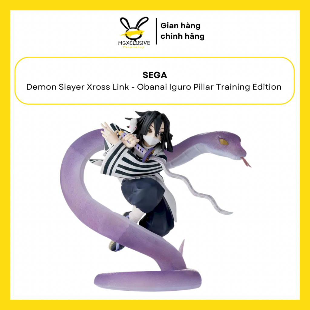 Mô Hình Chính Hãng SEGA Xross Link - Demon Slayer Obanai Iguro Pillar Training Edition