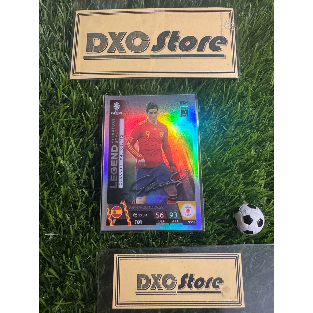 [ CHÍNH HÃNG ] - LEGEND - SIGNATURE STYLE - TOPPS MATCH ATTAX EURO 2024 - FERNANDO TORRES (SPAIN)
