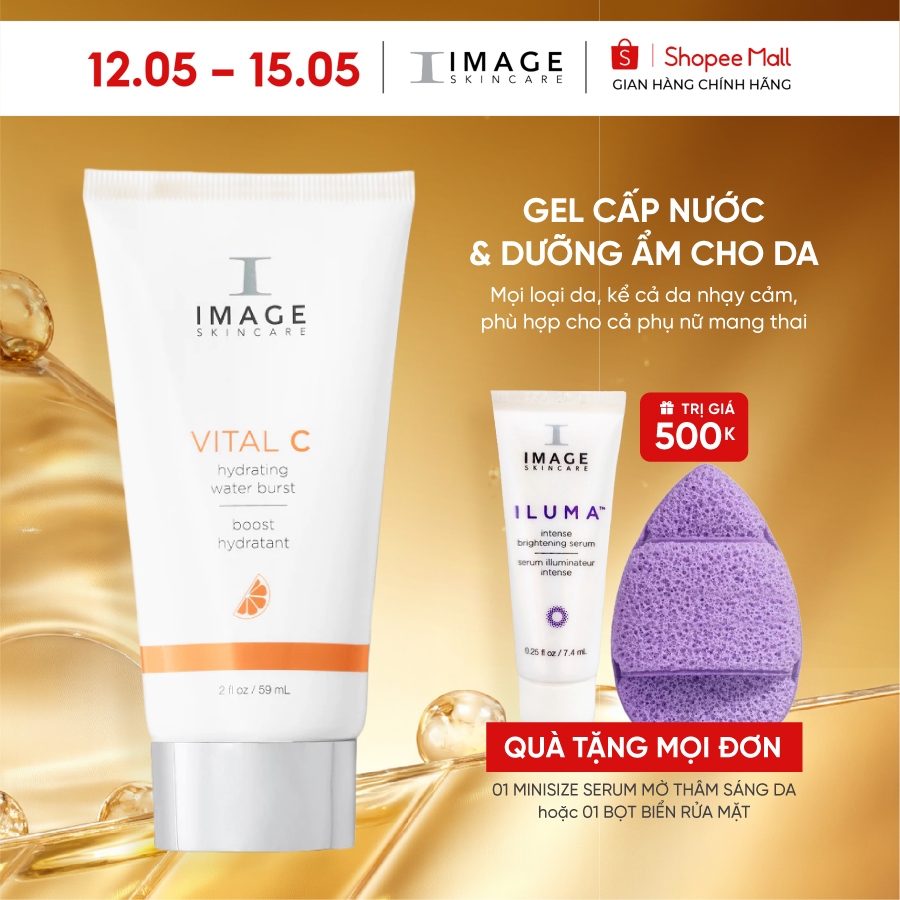Gel cấp nước sáng da IMAGE Skincare VITAL C Hydrating Water Burst 59ml