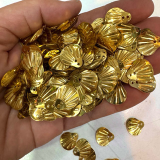 100G Hạt Nhựa Kim Sa (Vỏ Sò nhỏ 15mm (1,5cm) Trang Trí DIY Thủ Công