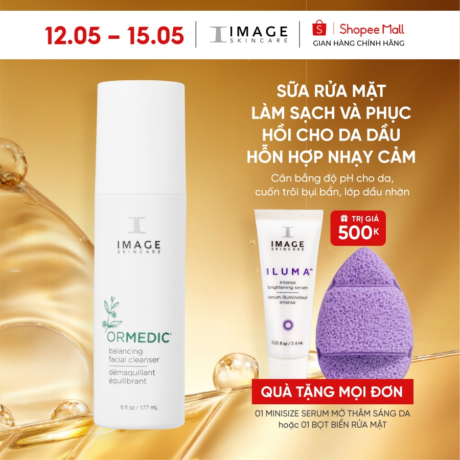 Sữa rửa mặt cân bằng da IMAGE Skincare ORMEDIC Balancing Facial Cleanser - 177ml