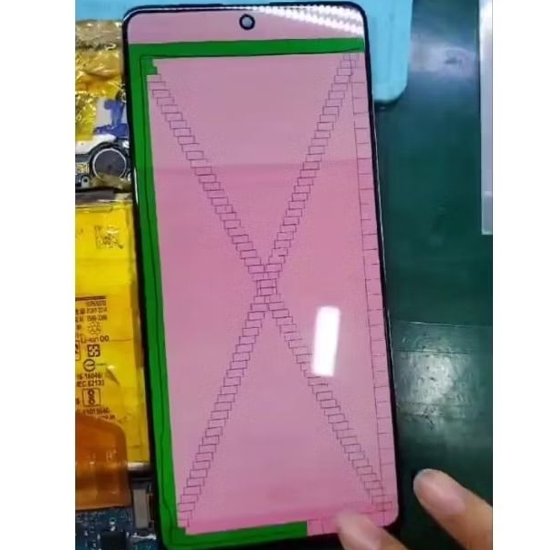 Màn hình samsung M51 ám