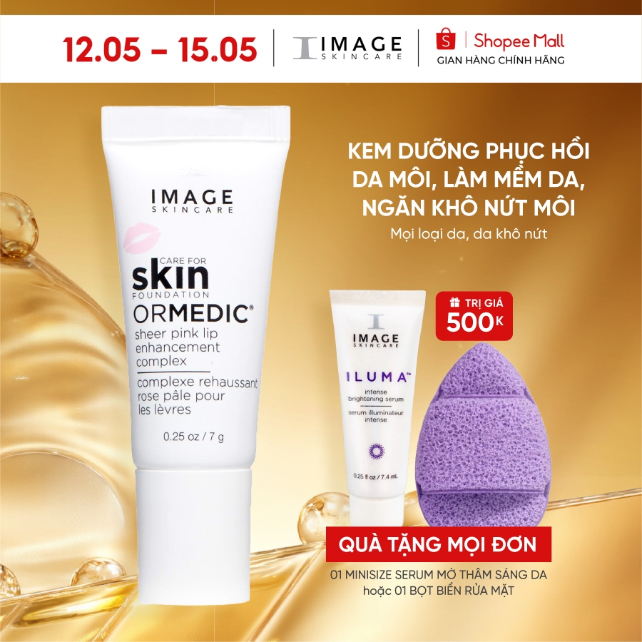 Kem dưỡng phục hồi da môi IMAGE Ormedic Sheer Pink Lip Enhancement Complex 7g