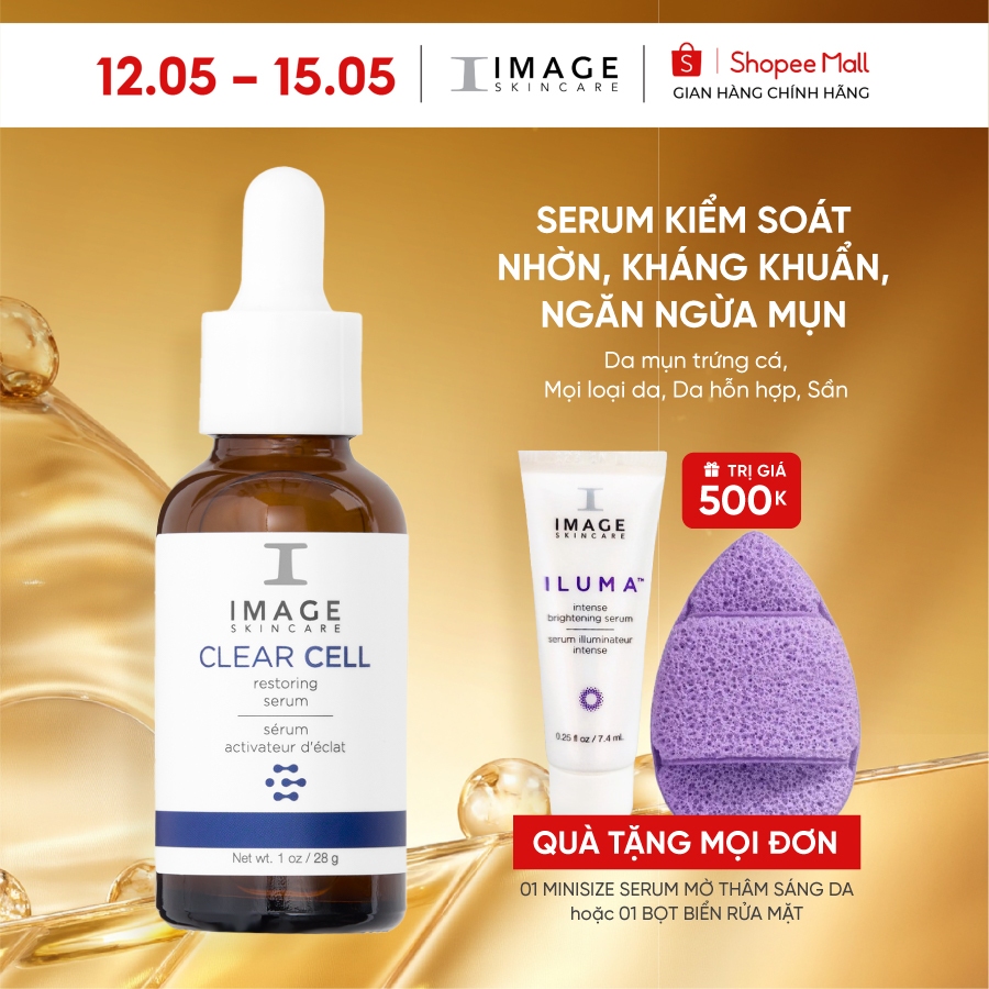 Serum Image giảm mụn & kiểm soát nhờn IMAGE Skincare - CLEAR CELL Restoring Serum 28g