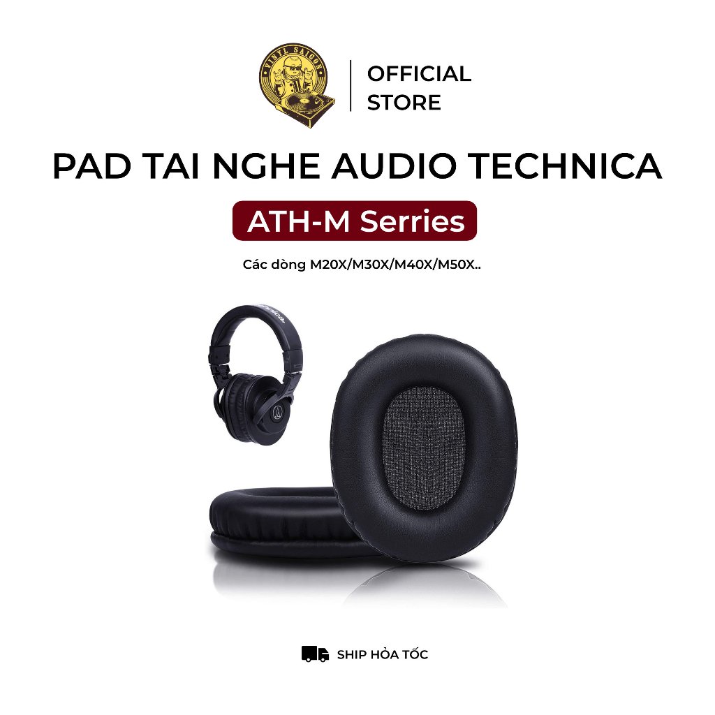 Pad tai nghe Audio Technica ATH-M Serries (M20X/M30X/M40X/M50X..)