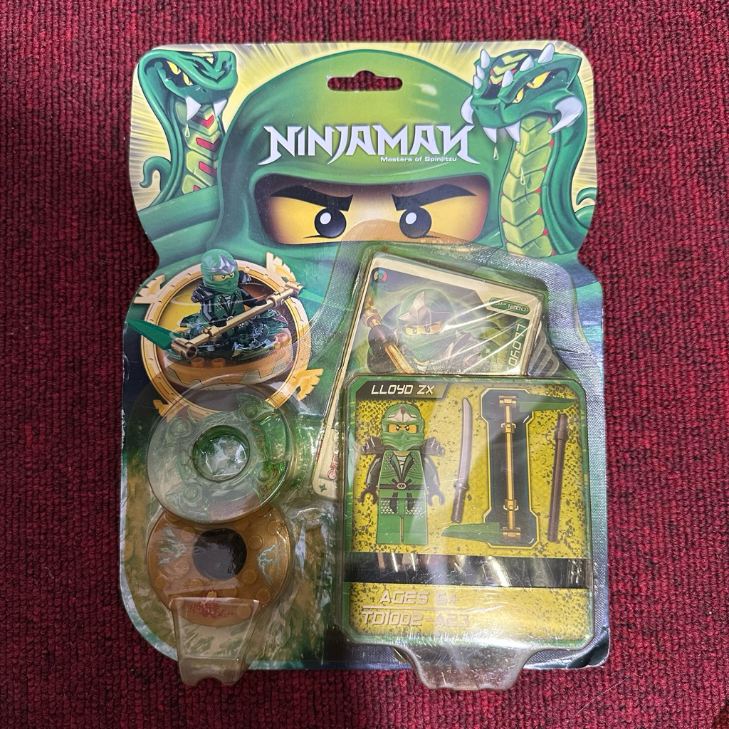 Vỉ đồ chơi con quay Ninjago Lloyd Zx