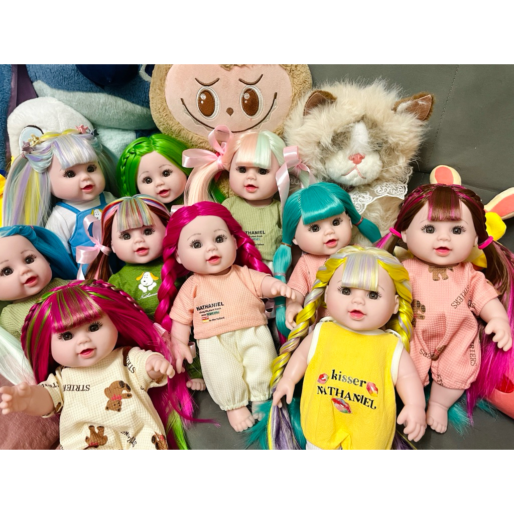 [ Búp Bê ] Búp bê nhựa 12in, doll 12in nữ tặng kèm quần áo
