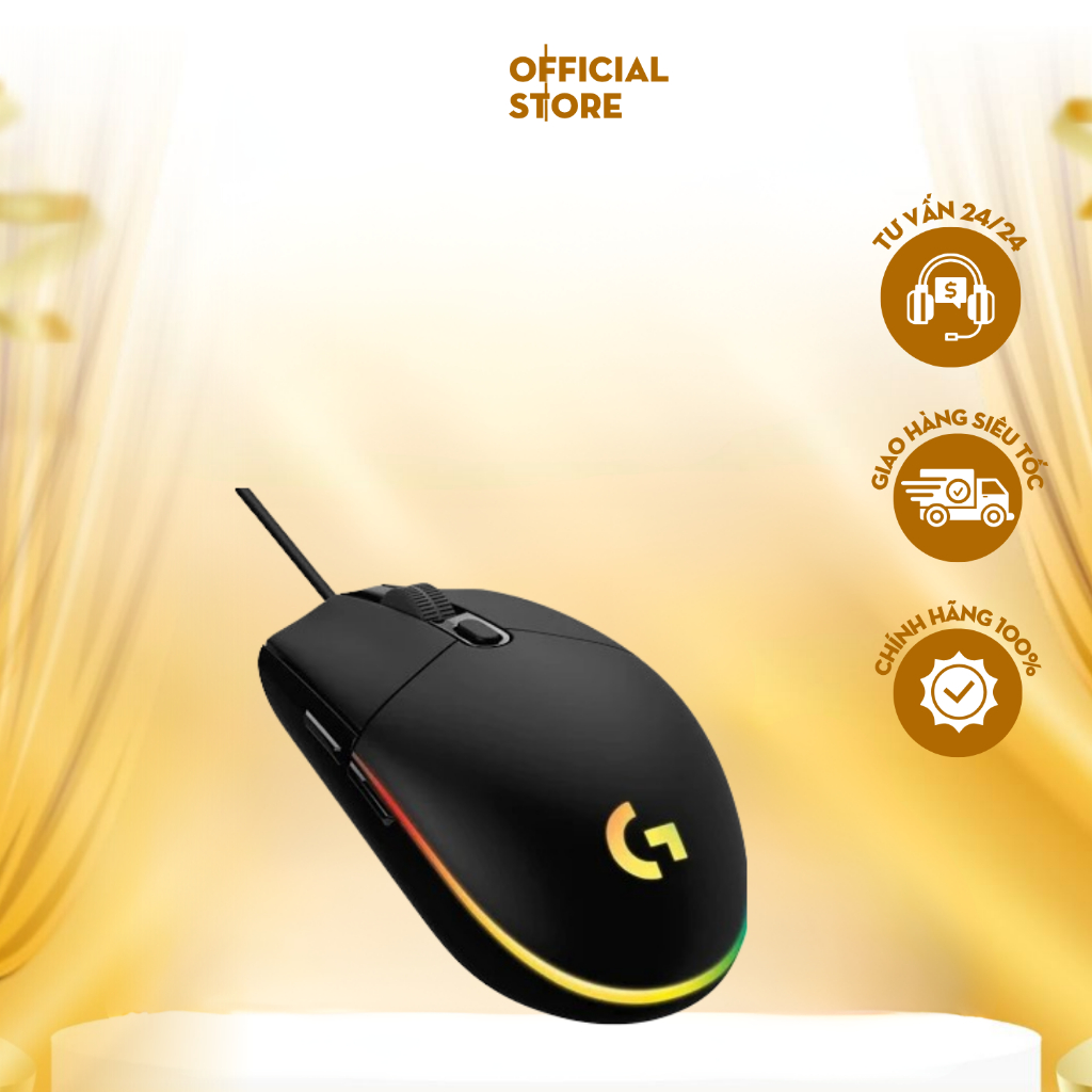 Chuột gaming có dây Logitech G203