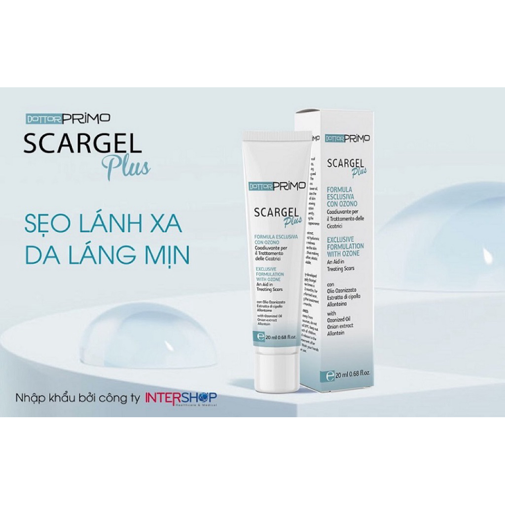 Kem bôi hỗ trợ mờ sẹo Dottor Primo Scargel Plus 10ml