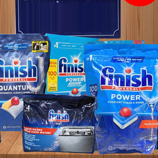 Viên rửa bát Finish All in 1 Max 100 viên, viên finish Essential classic 100 viên, viên rửa bát finish quantum 64 viên