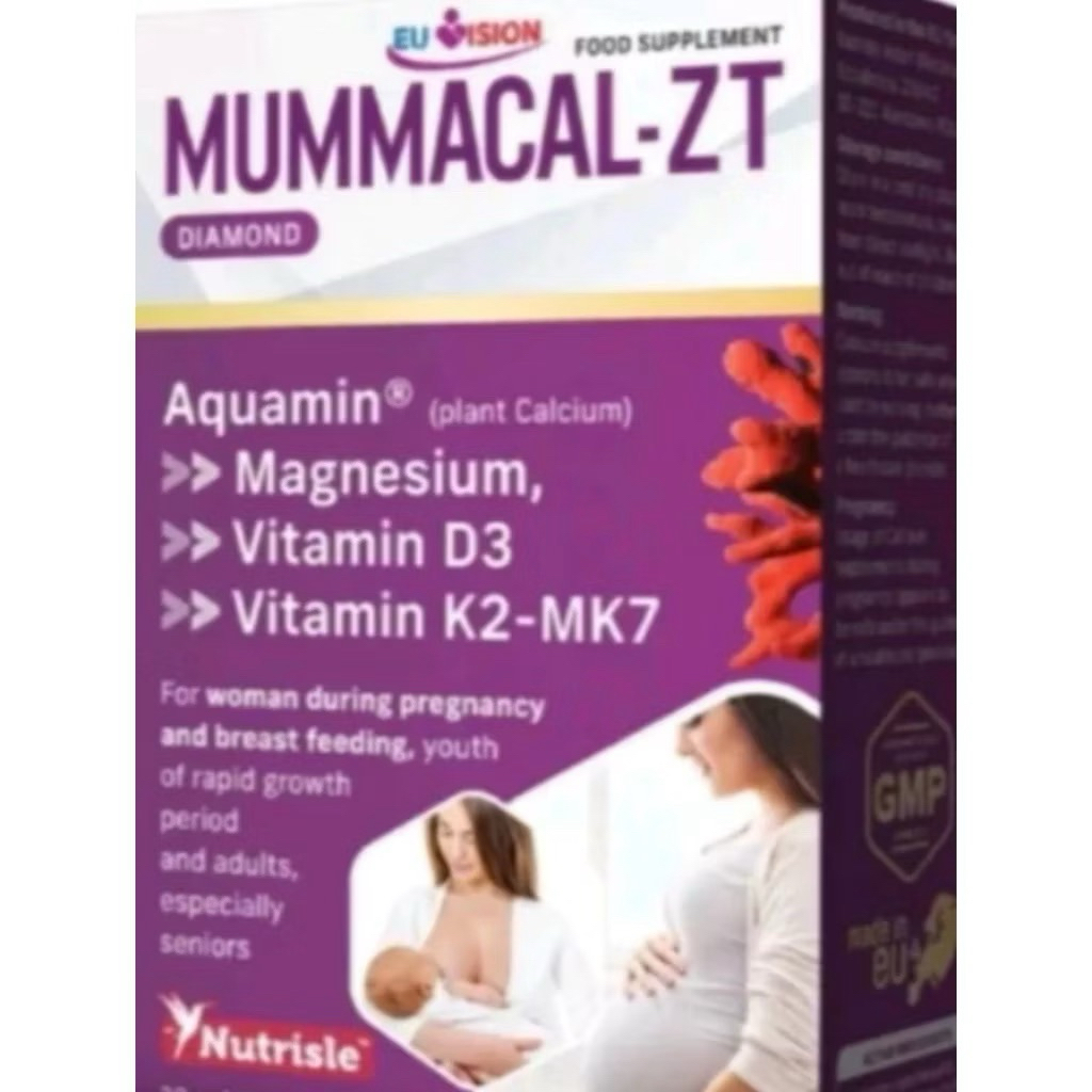 Mummacal - ZT Diamond bổ sung canxi và VitaminD cho phụ nữ có thai và cho con bú,giảm nguy cơ loãng 