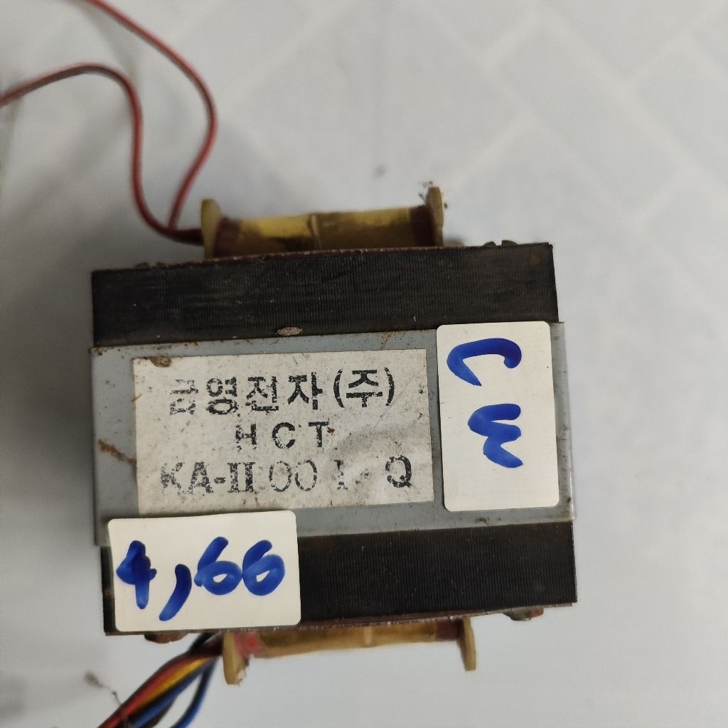 Biến áp tháo amply 16 sò nặng 4.66kg 15A dây đồng