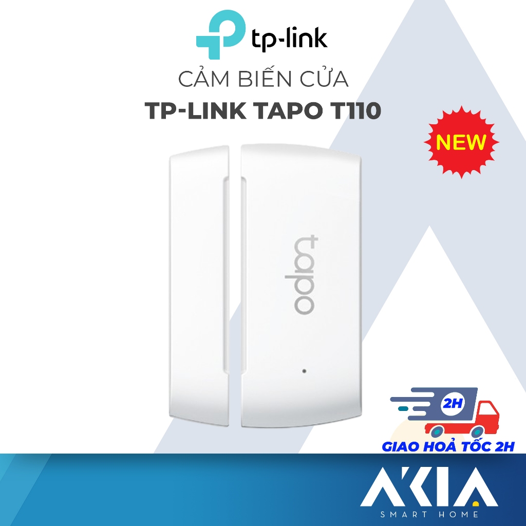 Cảm biến cửa TP-Link Tapo T110, thông báo lên APP khi cửa đóng/ mở, Yêu cầu Hub Tapo kết nối