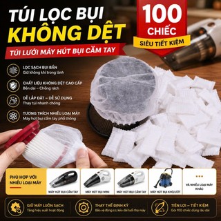 Set 100 Chiếc Dùng Một Lần Bụi Không Dệt Túi Lưới Máy Hút Bụi Cầm Tay Vỏ Lọc Chăm Sóc Gia Đình Tiện Lợi