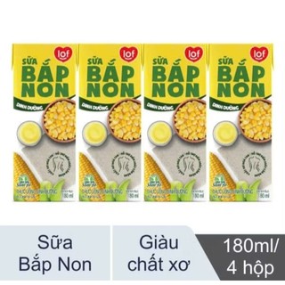 Thùng sữa bắp non 24 hộp 180ml